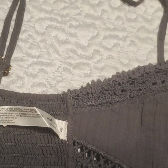 NEW  FREE PEOPLE  TALLULAH SMOCKED BACK  LACE BRALETTE - Picture 5 of 9